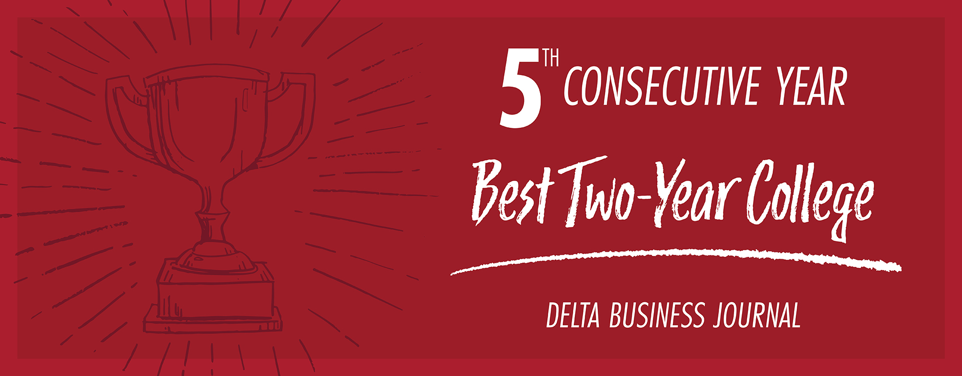 Best 2-Year College for the Fifth Consecutive Year