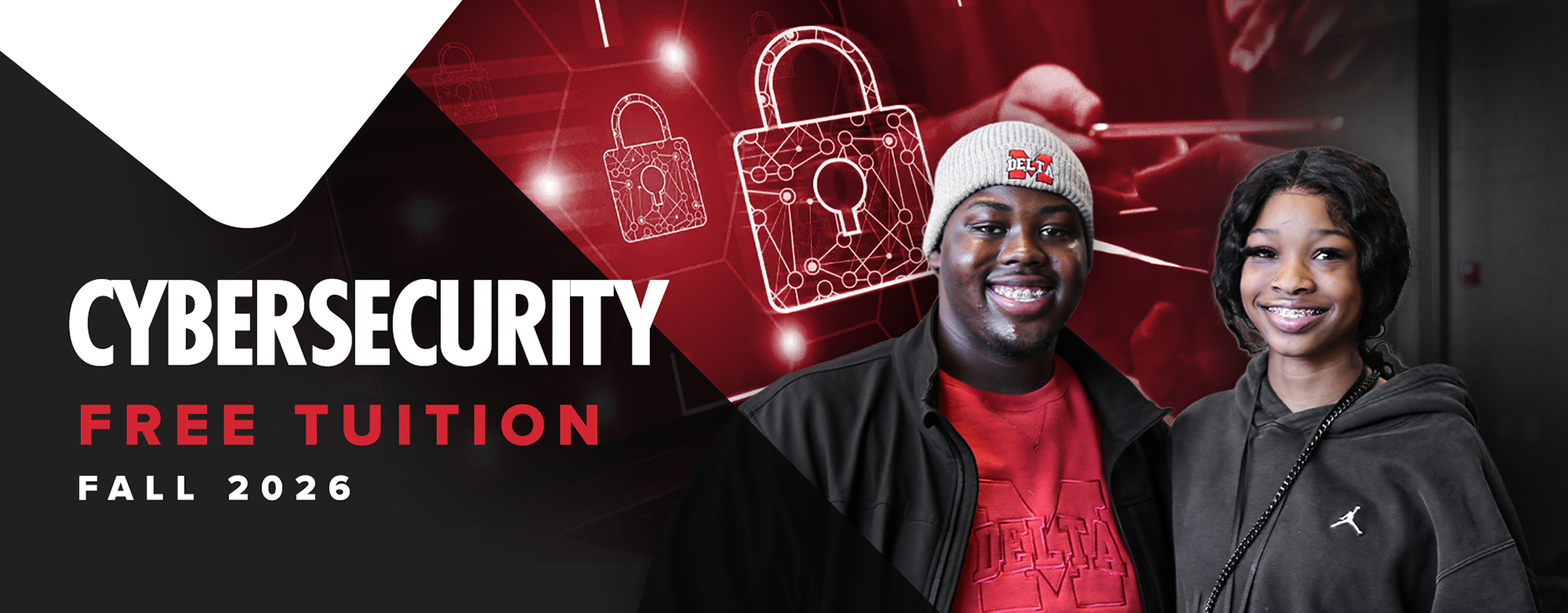Free tuition is available for students in the Cybersecurity program at the GHEC for Fall 2026