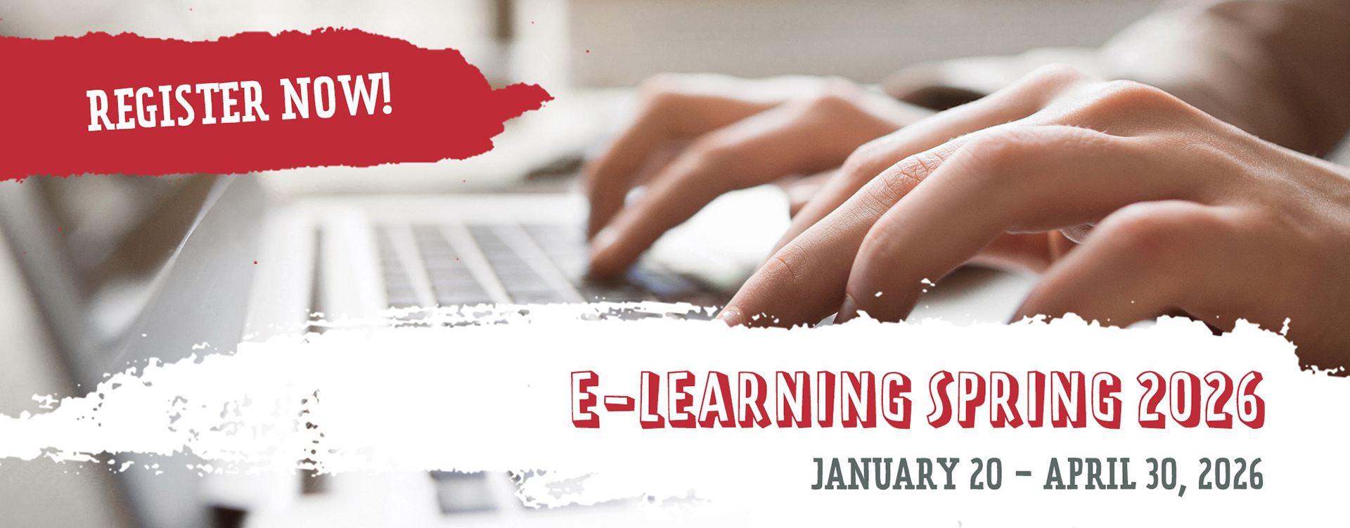 Register today for Spring 2026 eLearning courses!