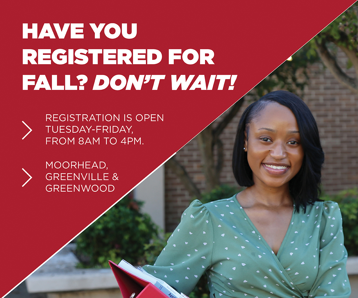 Have you registered for fall? Don't wait!