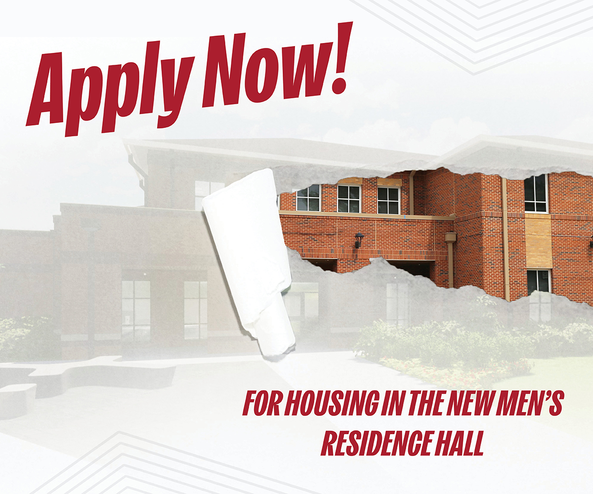 New Men's Residence Hall - Apply Now!
