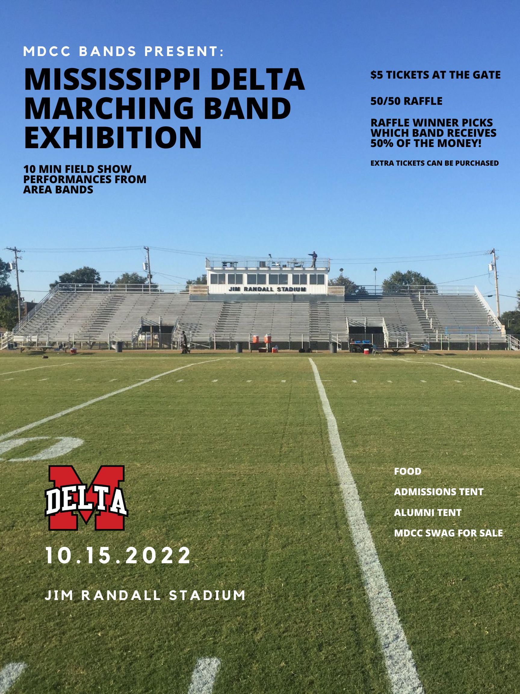 Marching Band Exhibition Flyer